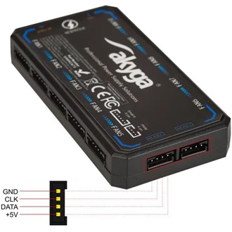 Akyga LED Fan Controller multi-color LED vezérlő modul