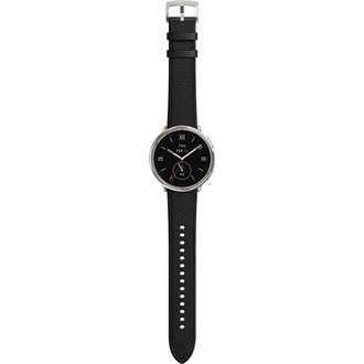 Amazfit Active 2 NFC fekete bőr szíjas okosóra