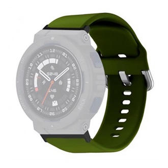 Amazfit Active Edge GIGAPACK Pótszíj egyedi méret, szilikon, SÖTÉTZÖLD