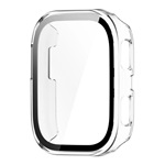 Amazfit Bip 6 GIGAPACK Műanyag keret BUMPER, ütésállóság + kijelzővédő üveg, ÁTLÁTSZÓ