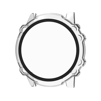 Amazfit Falcon Gigapack Műanyag keret BUMPER, ütésállóság + kijelzővédő üveg, ÁTLÁTSZÓ