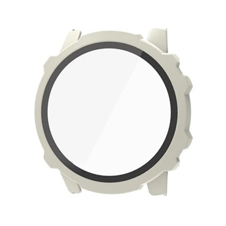 Amazfit Falcon Gigapack Műanyag keret BUMPER, ütésállóság + kijelzővédő üveg, BÉZS