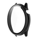 Amazfit GTR Mini GIGAPACK Műanyag keret BUMPER, ütésállóság + kijelzővédő üveg, FEKETE