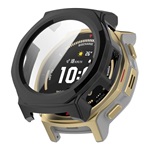 Amazfit T-Rex 3 Pro 44mm GIGAPACK Műanyag keret BUMPER, ütésállóság + kijelzővédő üveg, FEKETE