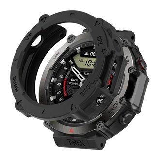 Amazfit T-Rex Ultra GIGAPACK Szilikon keret BUMPER, ütésálló, FEKETE