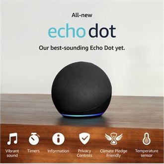 Amazon Echo Dot 5 (2022) Alexa smart home 1.0 hangszóró fekete