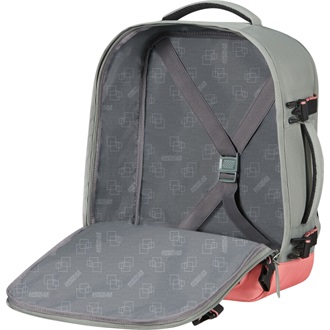 American Tourister Take2Cabin S/M 15,6" notebook hátizsák zöld-rózsaszín