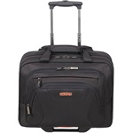 American Tourister at Work Rolling Tote 15,6" notebook poliészter gurulós táska fekete-narancssárga