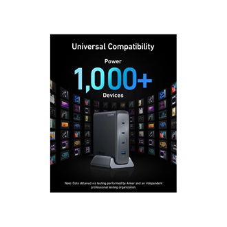 Anker Eufy 749 GaNPrime 240W univerzális hálózati töltő adapter fekete