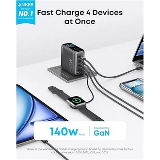Anker Eufy B2697GZ1 140W univerzális hálózati töltő adapter szürke