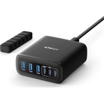 Anker Eufy GaN 112W univerzális hálózati töltő adapter fekete