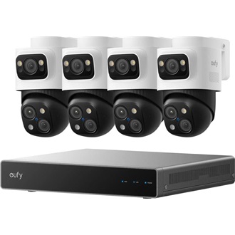 Anker Eufy PoE Bullet-PTZ Cam S4 Kit smart home kültéri IP kamera (4db) + NVR