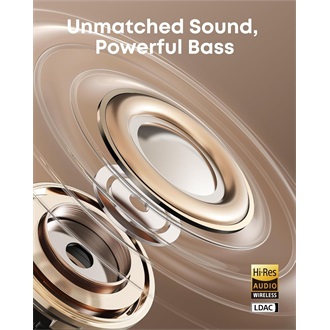 Anker Eufy Soundcore AeroClip True Wireless vízálló fülhallgató headset fehér