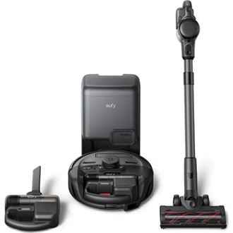 Anker Eufy Vacuum 3-in-1 E20 (Robot & Cordless Stick Vacuum Combo) smart home robot + álló porszívó fekete