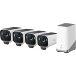Anker Eufy eufyCam S3 Pro kit smart home kültéri IP kamera + napelem (4db + 1db HomeBase S380)
