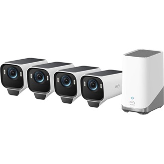 Anker Eufy eufyCam S3 Pro kit smart home kültéri IP kamera + napelem (4db + 1db HomeBase S380)