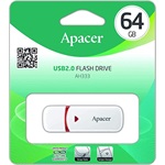 Apacer 64GB AH333 USB-A 2.0 pendrive BOX fehér