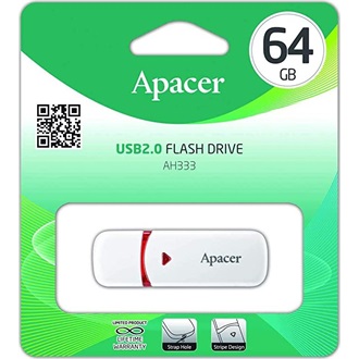 Apacer 64GB AH333 USB-A 2.0 pendrive BOX fehér