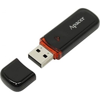 Apacer 64GB AH333 USB-A 2.0 pendrive BOX fekete