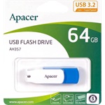 Apacer 64GB AH357 USB-A 3.2 Gen1 pendrive BOX kék