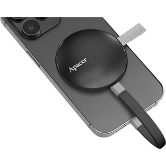 Apacer AS725 Magnetic 512GB USB-C 3.2 Gen2 külső SSD fekete