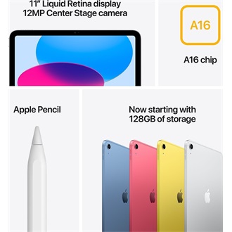 Apple iPad 11 (2025) cellular 11" 256GB 4G/LTE 5G/NR tablet ezüst