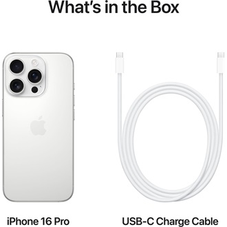 Apple 16 Pro 256GB okostelefon fehér (White Titanium)