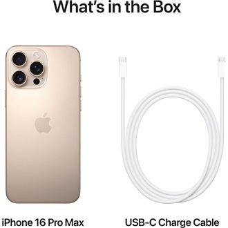 Apple 16 Pro Max 256GB okostelefon barna (Desert Titanium)