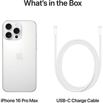 Apple 16 Pro Max 256GB okostelefon fehér (White Titanium)
