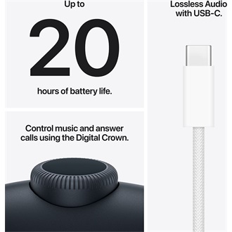 Apple AirPods Max 2 fejhallgató headset fekete