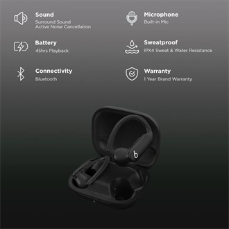 Apple Beats Powerbeats Pro 2 True Wireless fülhallgató headset fekete