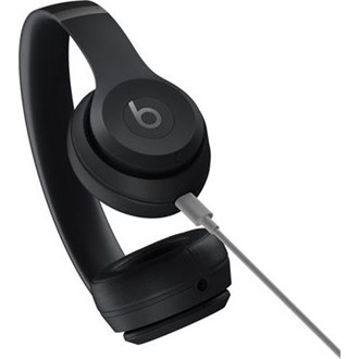 Apple Beats Solo 4 (Matte Black) fejhallgató headset fekete