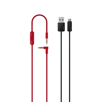 Apple Beats Studio3 fejhallgató headset fekete-piros