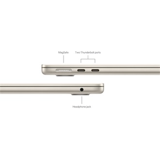 Apple MacBook Air 13 (2022) notebook arany (Starlight; Touch ID)