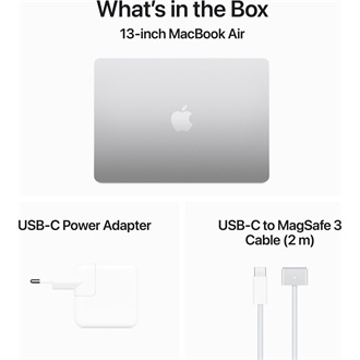 Apple MacBook Air 13 (2024) notebook ezüst (Silver)