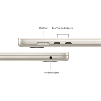 Apple MacBook Air 15 (2024) notebook arany (Starlight)