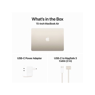 Apple MacBook Air 15 (2024) notebook arany (Starlight)