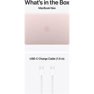 Apple MacBook Neo notebook rózsaszín (Blush; Touch ID)