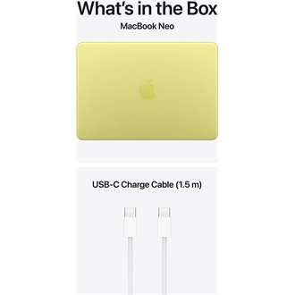Apple MacBook Neo notebook sárga (Citrus; Touch ID)