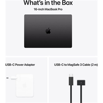 Apple MacBook Pro 16 (2024) notebook szürke (Space Black)