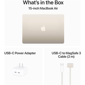 Apple Macbook Air 15 notebook arany (Starlight)