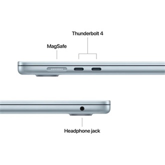 Apple Macbook Air 15 notebook kék (Sky)