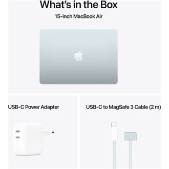 Apple Macbook Air 15 notebook kék (Sky)