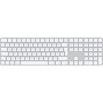 Apple Magic Keyboard (2024) Bluetooth / USB-C magyar membrán billentyűzet fehér-ezüst