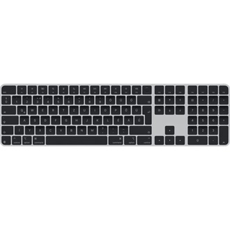 Apple Magic Keyboard (2024) Bluetooth / USB-C magyar membrán billentyűzet szürke-fekete