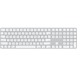 Apple Magci Keyboard (2024) witch Touch ID Bluetooth angol (US) membrán billentyűzet fehér-ezüst