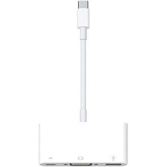 Apple Multiport USB-C -> VGA USB-C USB-A 2.0 M/F adapter fehér