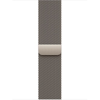 Apple Watch (40mm) Natural Milanese Loop okosóra szíj ezüst