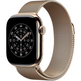 Apple Watch 42mm Loop:  Gold Milanese Loop okosóra szíj arany