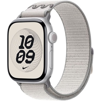Apple Watch 42mm Loop:  Veiled Grey Nike Sport Loop okosóra szíj szürke